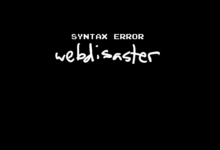 syntax error